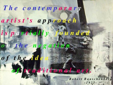 The inteligent eye Masterclass 2007 Robert Rauschenberg 1